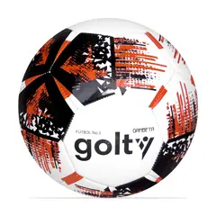 GOLTY - Balón Fútbol Gambeta III No.5-Blanco/Negro