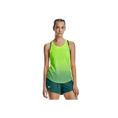 UNDER ARMOUR - Camiseta Mujer STREAKER WIND TAN Verde UNDER ARMOUR.