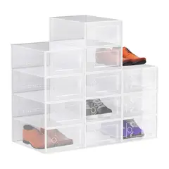 FITNICS - Caja Organizadora Zapatos Set X4 Banhaus Zapatero Apilable
