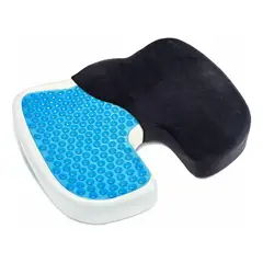 CASATUA - Cojin Viscoelastico Gel Memory Foam Noobe Asiento Forro-