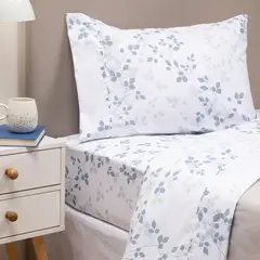 CASATUA - Sabanas Estampadas Ultra Suaves - Azul - Sencillo