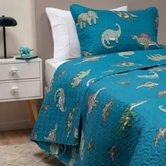 CASATUA - Cubrelecho Edredon Sencillo Estampado Niño Niña + Funda