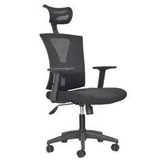 GENERICO - Silla De Oficina Niza Presidente Negra Ergonomica - Mobili shop