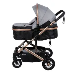 EBABY - COCHE CUNA MOISÉS CONFORT EB147-1 Gris