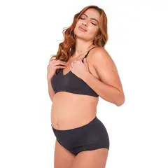 SANTANA - Brasier Mujer Materno Para Lactancia Negro
