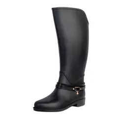 BOTTPLIE - Botas Lluvia Impermeable Golden Pendant - Negro
