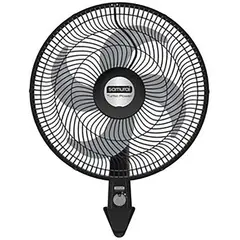 SAMURAI - Ventilador Turbo Power Pared Negro