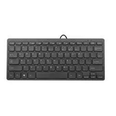 SHENGSHOU - Teclado De Cable Usb Slim Portable Mac Pc Mini Universal