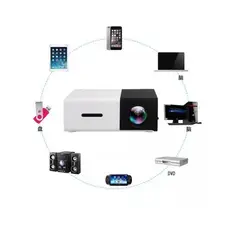 GENERICO - Mini Proyector Portátil Con Control Remoto Hd