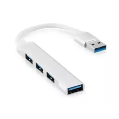 DIANSHENG - Multipuertos Usb 4 Puertos De 5 Gbps Cable 3
