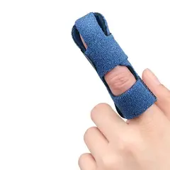 COLOR - Inmovilizador Férula Fijación Para Dedo Ajustable Soporte azul