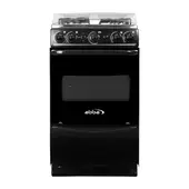 ABBA - Estufa de piso 50 cm con gratinador Gas Propano Negro AB2016PN