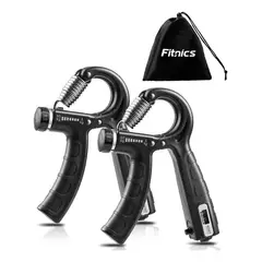 FITNICS - Hand Grip Ejercitador De Manos Ajustable 5 A 60 Kg-