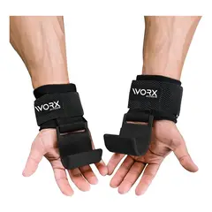 WORX - Muñequeras Gancho Levantamiento Pesas Gym Gimnasio X2-