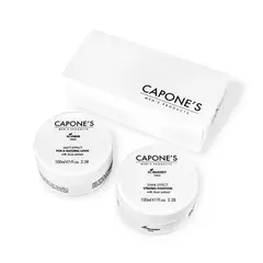 CAPONE'S MEN'S PRODUCTS - Capone´s Gentleman Pack BIOGlossy Wax + BIOFiber Wax 2 Pcs x 100 ML