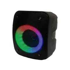 GENERICO - Parlante Portátil Altavoz Bluetooth Aro Luz Led 3in FM USB TF KTS-1335
