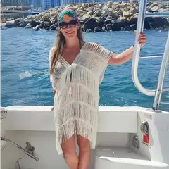 MANTARRAYA BEACHWEAR - Salida De Baño De Playa Tejida en Hilo Para Verano Elegante