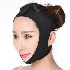 GENERICO - Cinta Vendaje Negro Elástico Pr Estiramiento Facial Talla XL