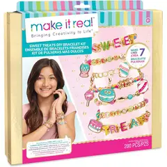 MAKE IT REAL - KIT DE PULSERA DE BRICOLAJE SWEET TREATS