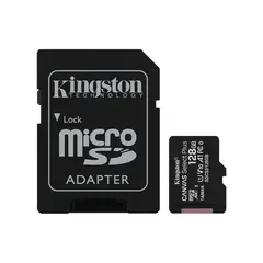 KINGSTON - Memoria MicroSD de 128GB Clase 10 Original