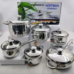 SWISSHOME DR HOFFMAN - Batería de Cocina Hoffman Germany 12 Piezas
