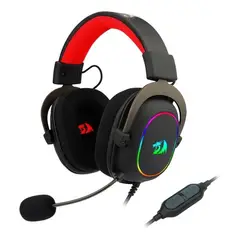 REDRAGON - Diadema Gamer 7.1 H510-RGB Zeus X Con Micrófono NEGRO