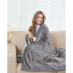 MAX - Cobija Térmica Eléctrica Ultra Suave 6 Niveles de Intensidad