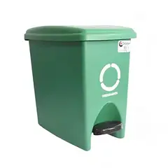 COLPLAST - Papelera Pedal 12 Litros Verde