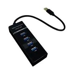 GENERICO - Hub super veloz usb 3.0 multiplicador 4 puertos multipuerto