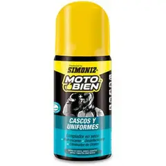 SIMONIZ - Limpiador Desinfectante en Seco Cascos y Uniformes Moto Bien 110 ml