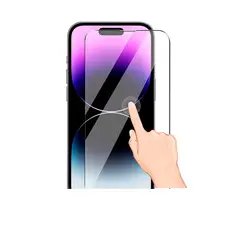 GENERICO - Protector Vidrio Templado Completo Premium Para iPhone 15 Pro Max