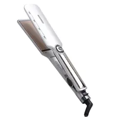 GEMEI GEEMY - Plancha de Cabello Geemy GM450 Professional Hair Plateada