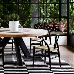 22 GRADOS DECORACION - Mesa redonda Buger diámetro 140cm roble macizo