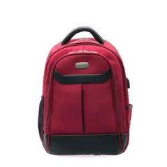 MARIO HERNANDEZ - Morral Curvo Dos Cremalleras Rojo Urban