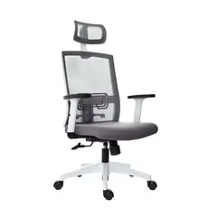 GENERICO - Silla De Oficina Monk Presidente Blanca Ergonomica - Mobilis shop