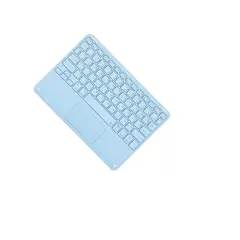 GENERICO - Teclado Inalámbrico Trackpad mouse Bluetooth Azul
