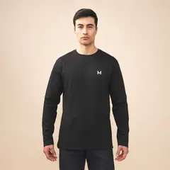 MARIO HERNANDEZ - Camiseta manga larga negro tierra arriba