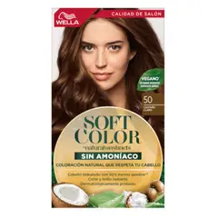 WELLA - Tinte Soft Color Sin Amoniaco 50 - Castaño Claro
