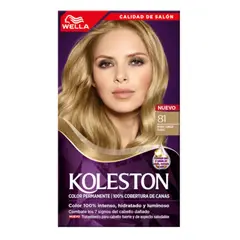 WELLA - Tinte Koleston 50ml 81 - Rubio Cenizo Claro