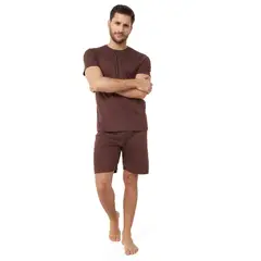 SANTANA - Pijama Hombre Roger Café