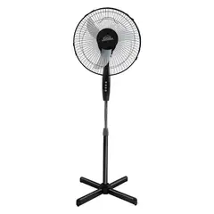 HOME ELEMENTS - Ventilador Pedestal 16 Color Negro