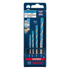BOSCH - BROCAS MULTICONSTRUCTION 4.5.6.8MM JGO 4PZS EXPERT