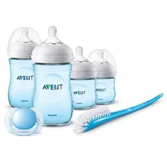 AVENT - Set Teteros Biberones Recién Nacidos Natural Azul