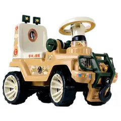 GENERICO - Carro Montable Jeep Niño Full Safari Grande 57cm Boy Toys