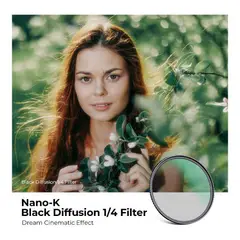 GENERICO - Filtro Black Promist 82mm de 18 Serie K K&F Concept