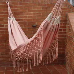 GENERICO - Hamaca de Flecos en algodón Naranja
