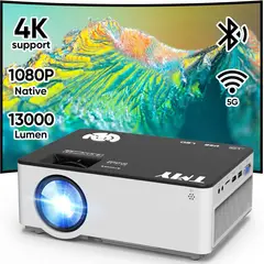 GENERICO - Proyector De Video Beam Tmy Con Wifi 5 Ghz 1200 Lm 1080p Nativo 300''
