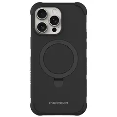 PURE GEAR - Estuche Compatible con ¡Phone 15 Pro Max Dualtek Kik Magsafe Negro