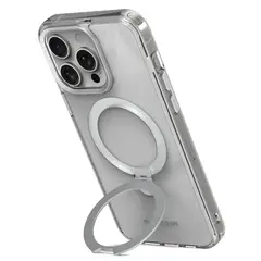 PURE GEAR - Estuche Compatible con ¡Phone 15 Pro Slim Shell Kik Clear-Silver