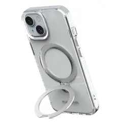 PURE GEAR - Estuche Compatible con ¡Phone 15 - 14-13 Slim Shell Kik Clear-Silver
